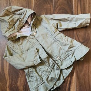 Old Navy Toddler Girl’s Olive Green Light Jacket